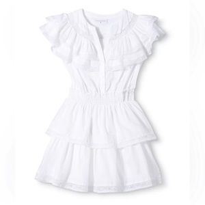 Love shack fancy x target white ruffle dress